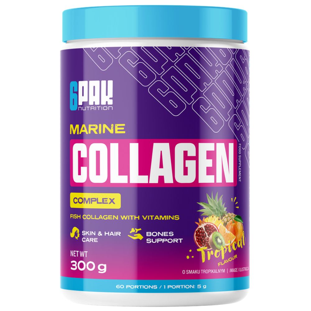 6Pak Marine Collagen Complex Tropic 300 g
