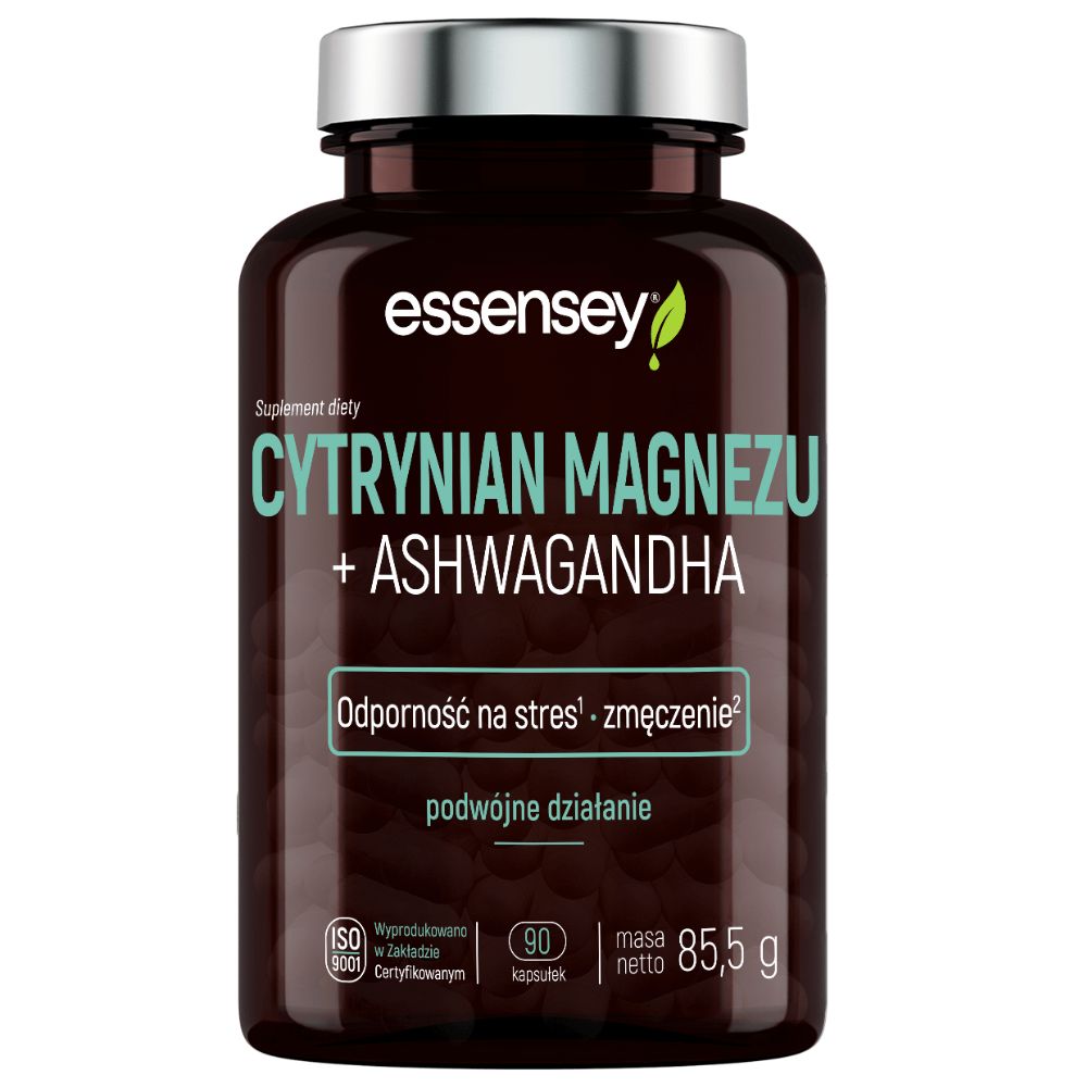 Essensey Cytrynian Magnezu + Ashwagandha 90 kapsułek