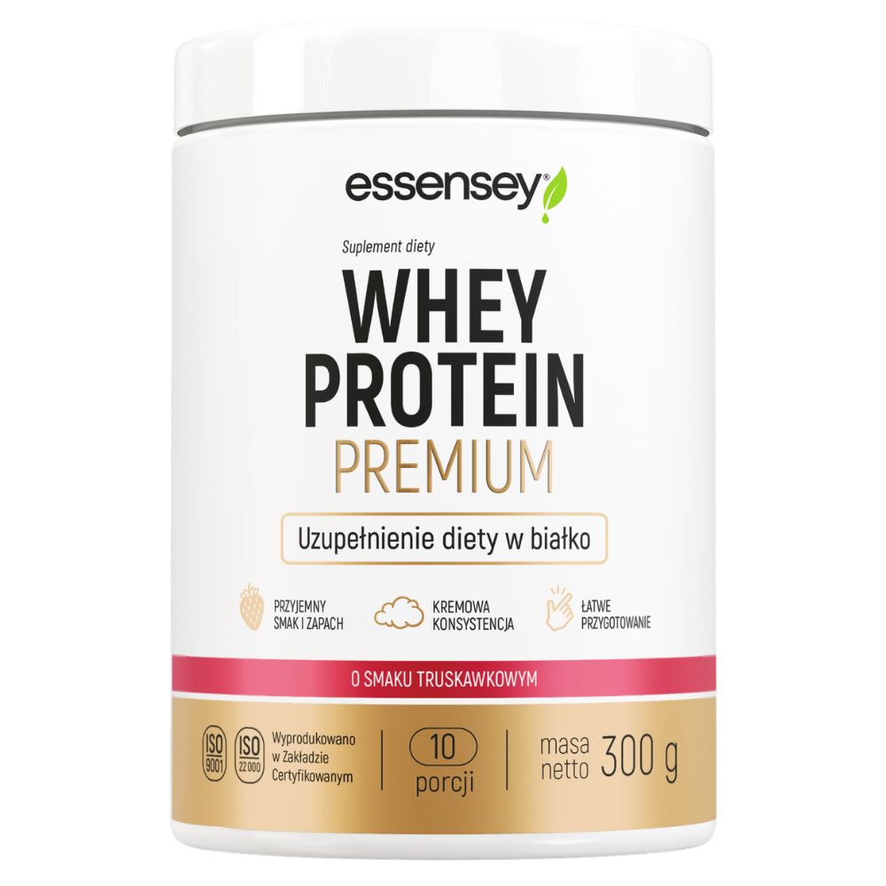 Essensey Whey Protein Premium Truskawka 300 g