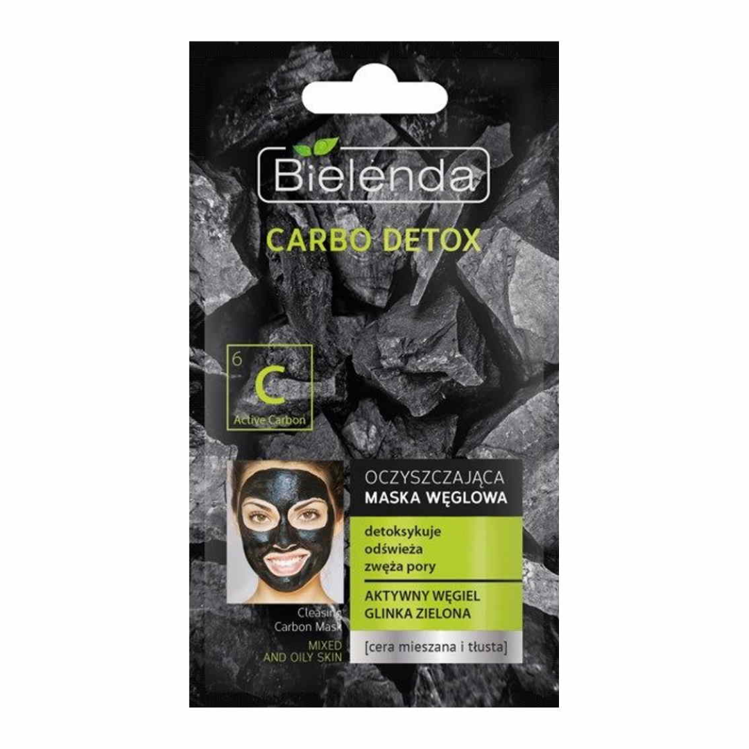 BIELENDA CARBO DETOX Oczyszczająca maska węglowa, 8 g