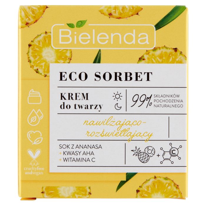 Bielenda Eco Sorbet Krem do twarzy nawilżająco-rozświetlający 50 ml main product photo