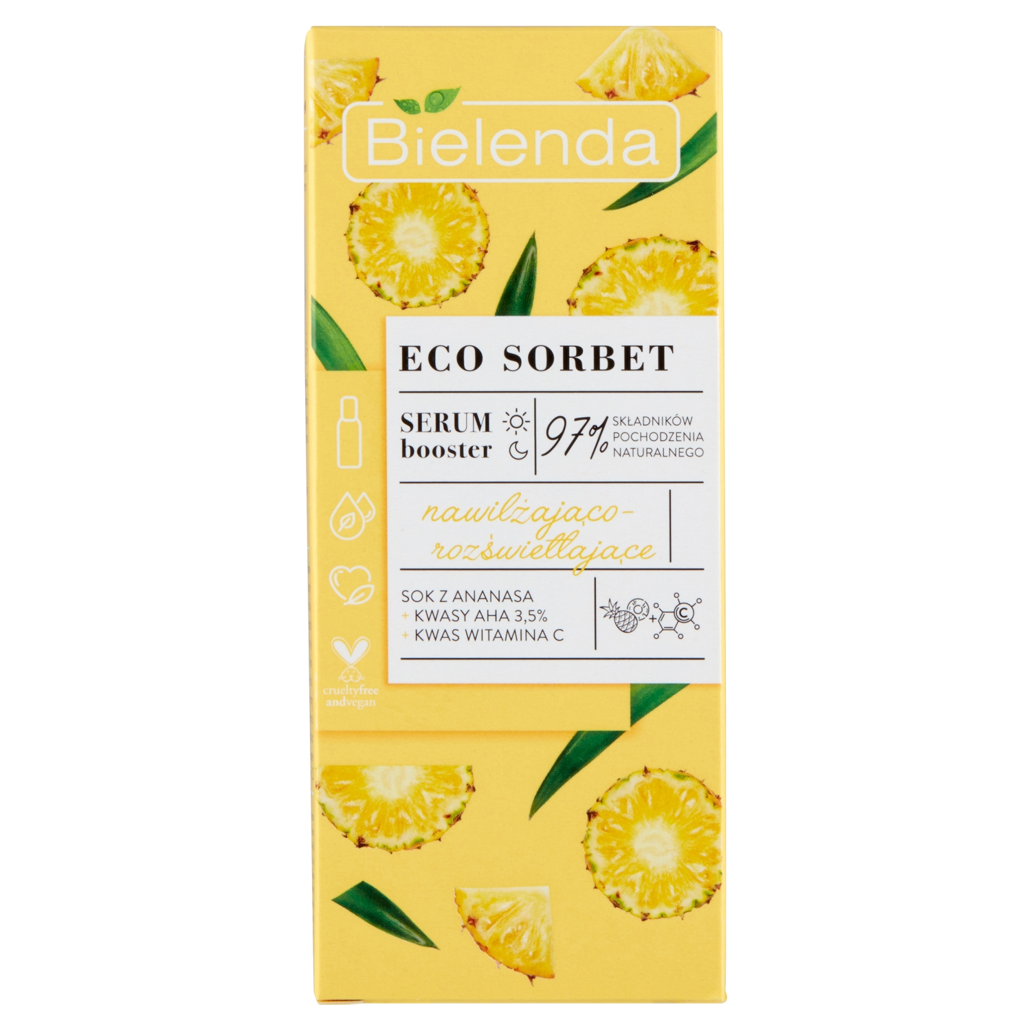 Bielenda Eco Sorbet Serum booster nawilżająco-rozświetlające 30 ml
