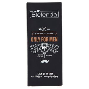 Bielenda Only for Men Barber Edition Krem do twarzy nawilżająco-energetyzujący 50 ml