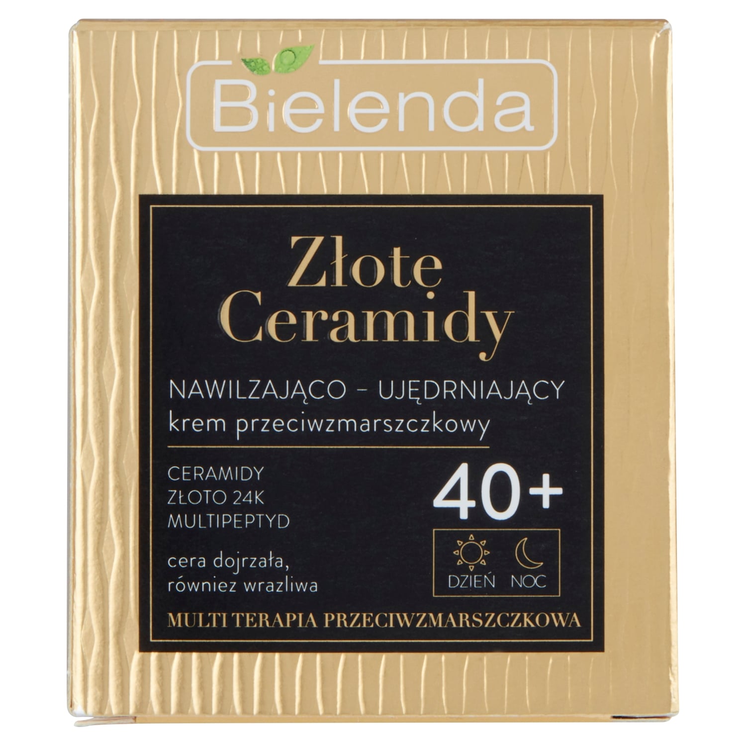 Bielenda Złote Ceramidy 40+ Nawilżająco-ujędrniający krem przeciwzmarszczkowy 50 ml