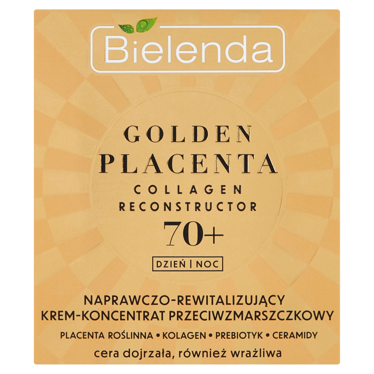 BIELENDA GOLDEN PLACENTA 70+ krem przeciwzmarszczkowy na dzień i noc, 50 ml