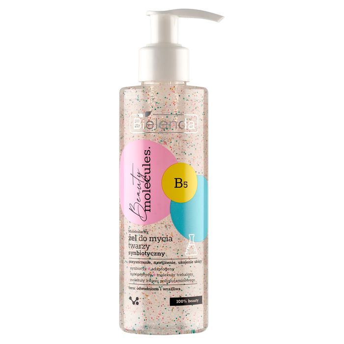 Bielenda Beauty Molecules Molekularny żel do mycia twarzy synbiotyczny 195 g main product photo