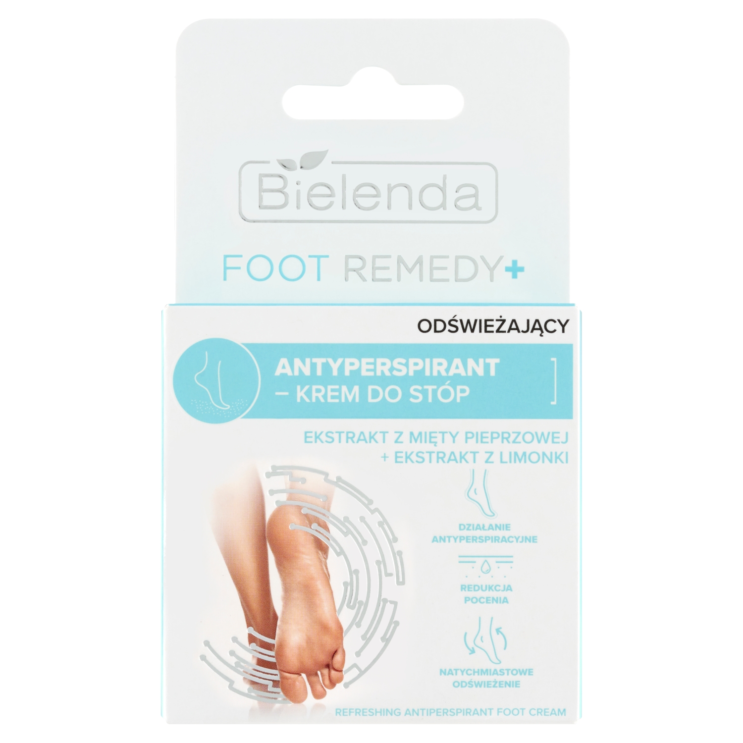 Bielenda Foot Remedy Odświeżający antyperspirant krem do stóp 50 ml