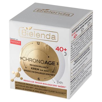 Bielenda Chrono Age 40+ Regenerujący krem na noc przeciwzmarszczkowy 50 ml