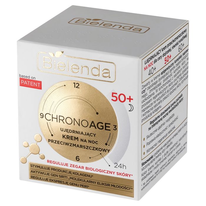 Bielenda Chrono Age 50+ Ujędrniający krem na noc przeciwzmarszczkowy 50 ml main product photo