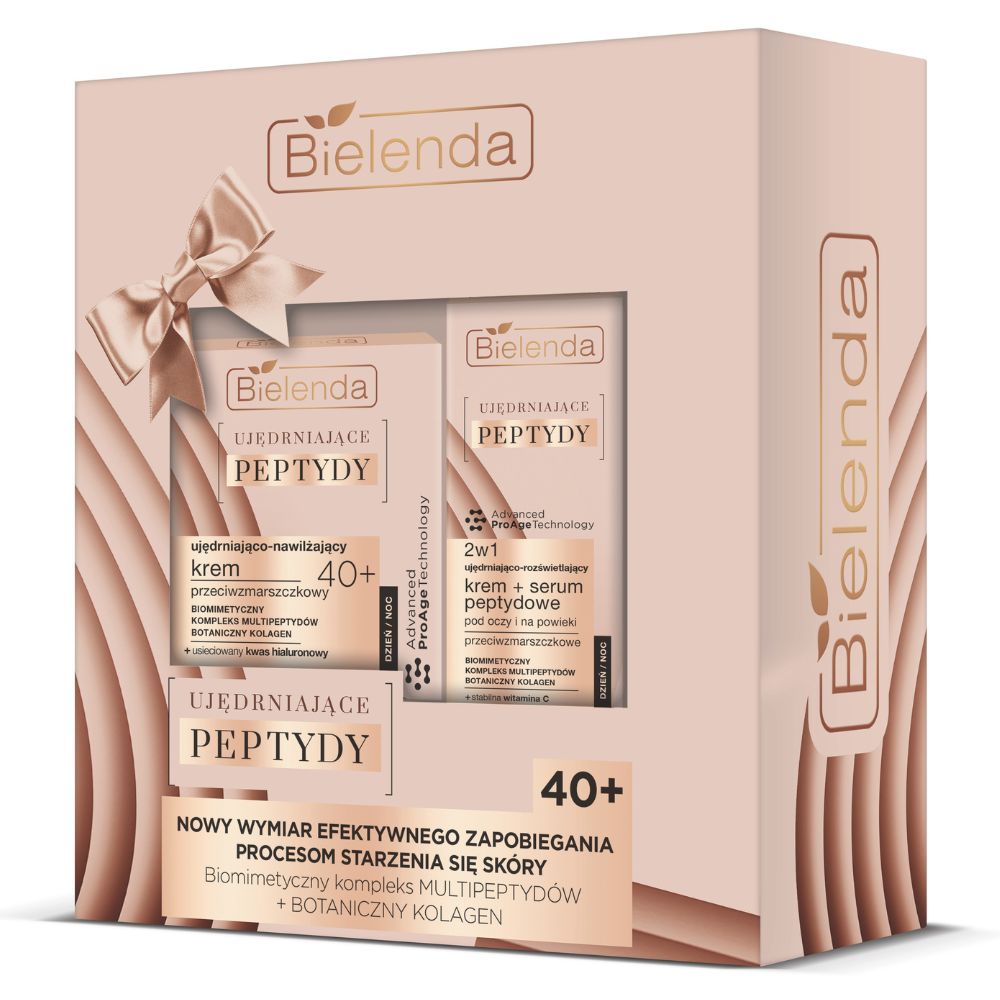 Bielenda Ujędrniające Peptydy 40+ zestaw kosmetyków 1 sztuka
