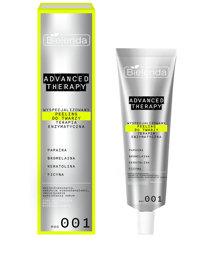BIELENDA ADVANCED THERAPY Wyspecjalizowany peeling do twarzy terapia enzymatyczna - 001, 30 ml main product photo