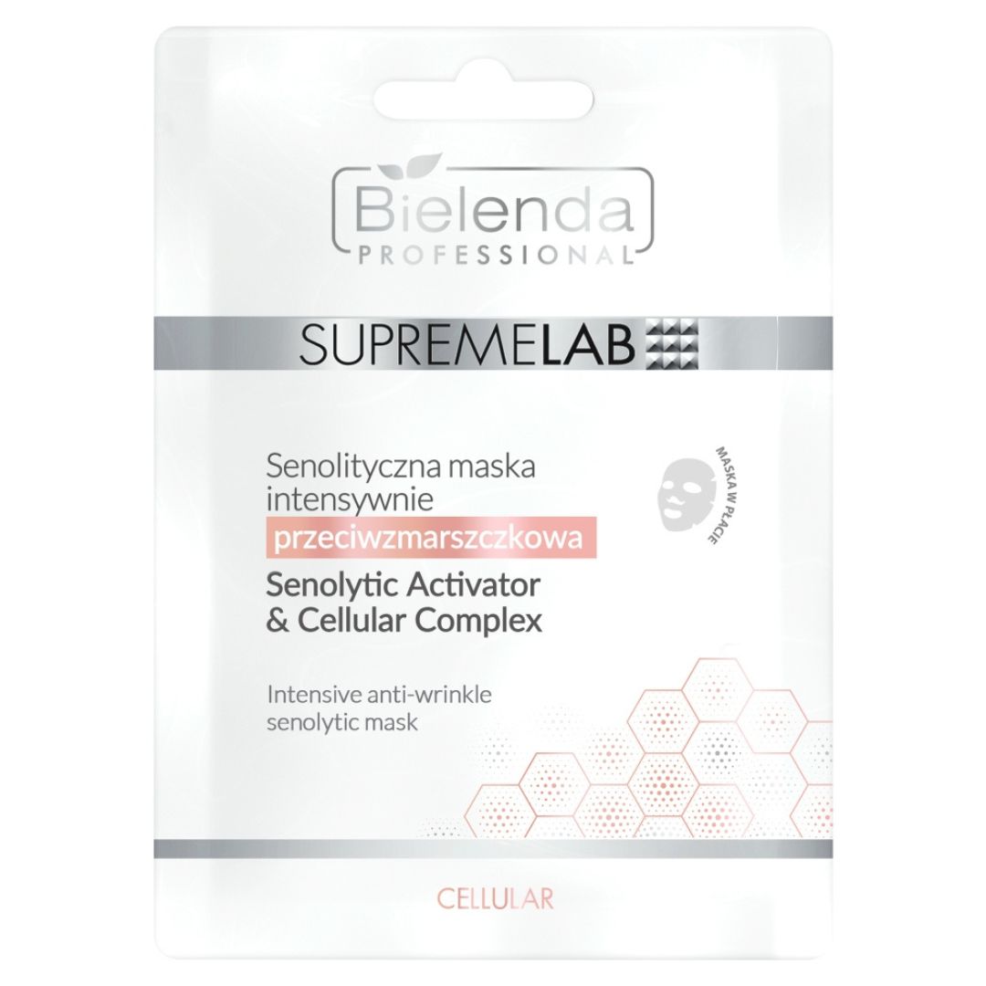 Bielenda Supremelab senolityczna maska intensywnie przeciwzmarszczkowa Cellular 