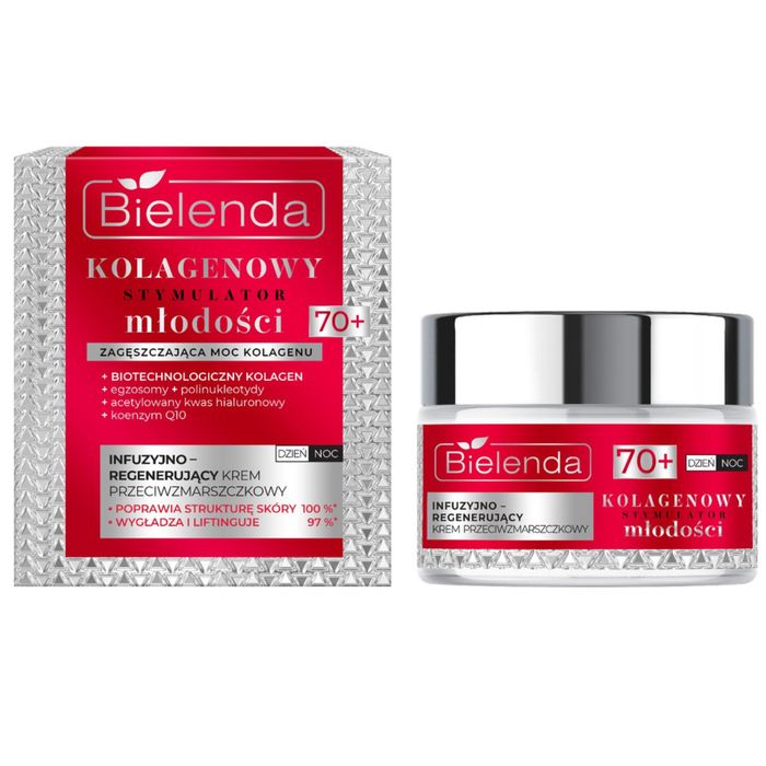 Bielenda Kolagenowy Stymulator Młodości 70+ krem do twarzy 50 ml main product photo