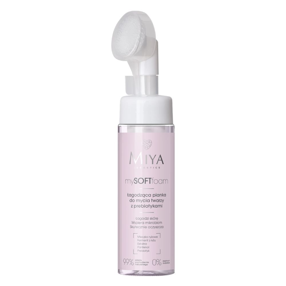 Miya mySOFTfoam łagodząca pianka do mycia twarzy z prebiotykami 150 ml