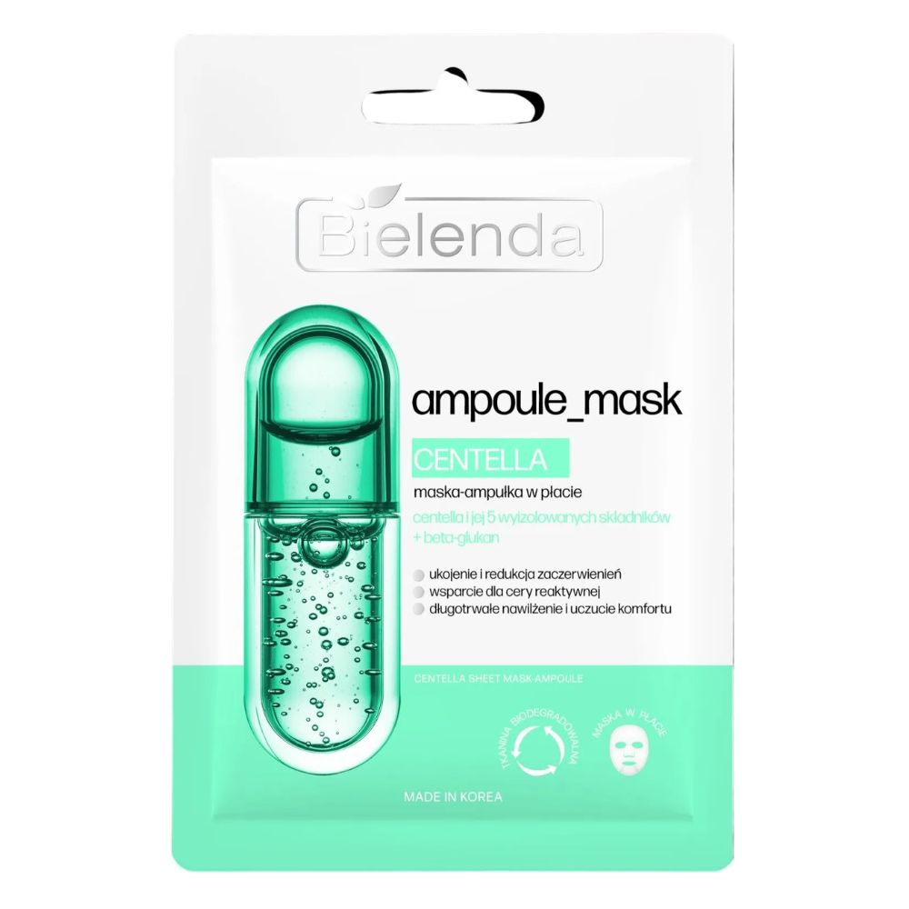 Bielenda Ampoule Mask Centella Maska-ampułka w płacie 1 szt