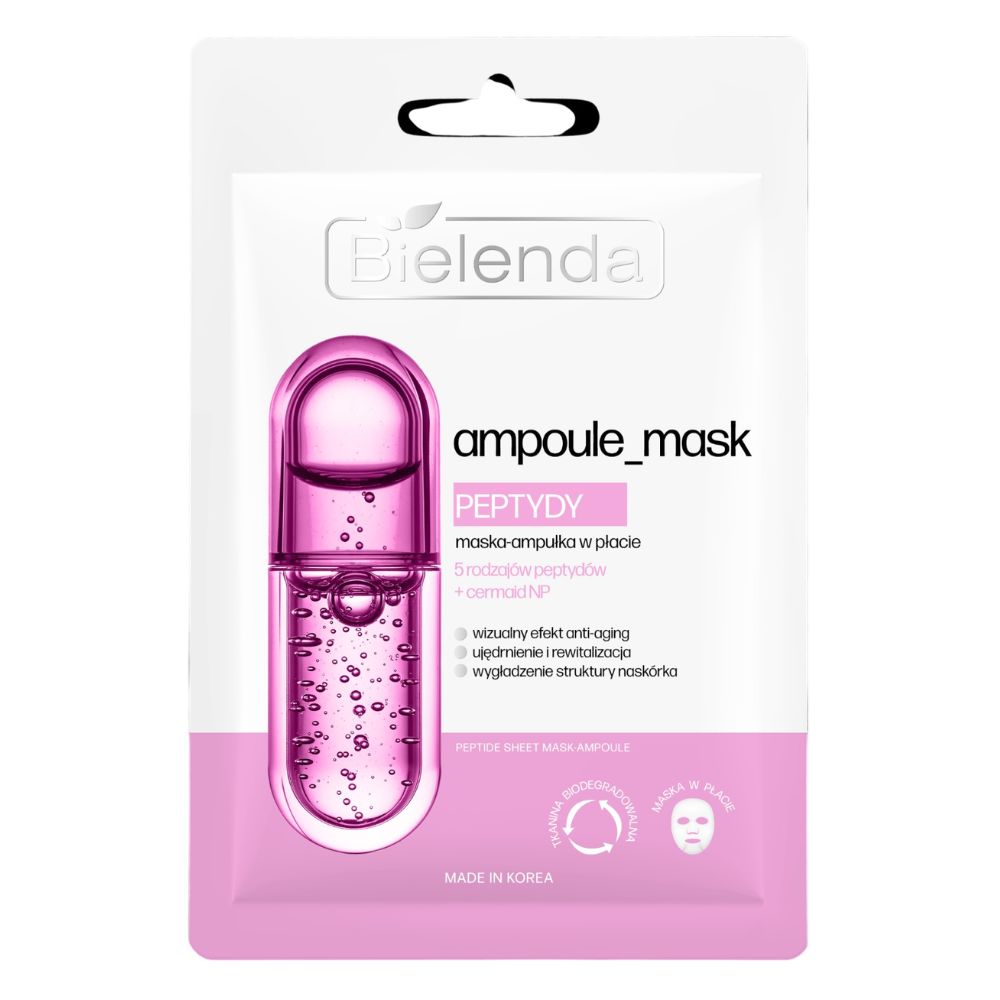 Bielenda Peptydy maska-ampułka w płacie 1 szt.