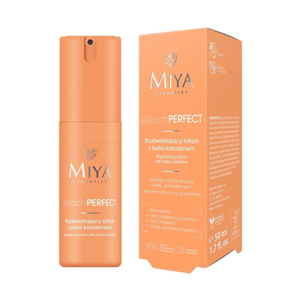 Miya peachPERFECT rozświetlający lotion z beta-karotenem 50 ml