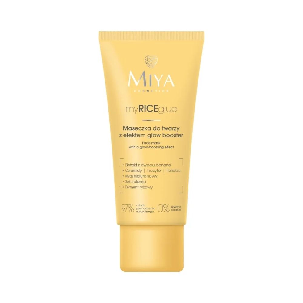 Miya myRICEglue maseczka do twarzy z efektem glow booster 60 ml