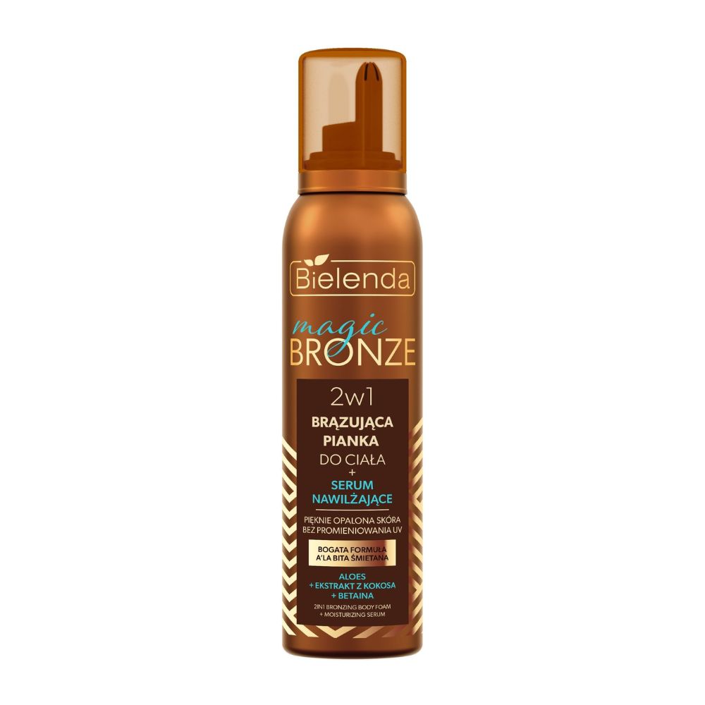 Bielenda Magic Bronze 2w1 Brązująca Pianka do ciała + serum nawilżające 200ml