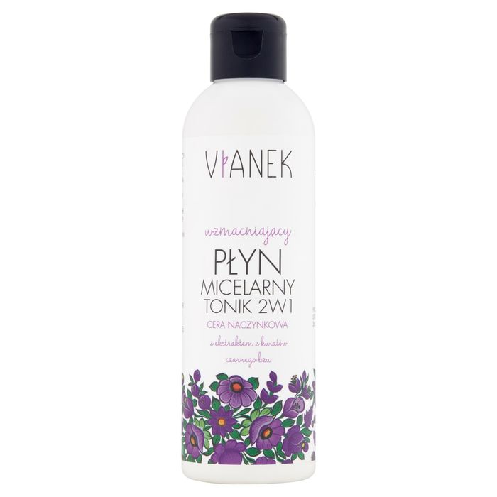 Vianek Wzmacniający płyn micelarny tonik 2w1 200 ml main product photo