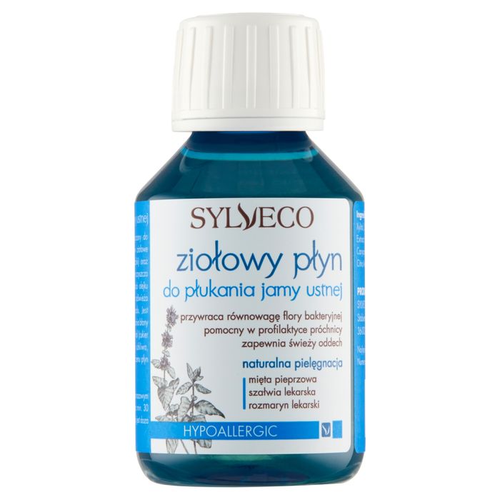 Sylveco Ziołowy płyn do płukania jamy ustnej 100 ml main product photo
