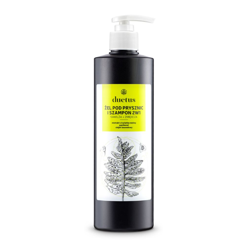 Duetus żel pod prysznic i szampon 2 w 1 500 ml