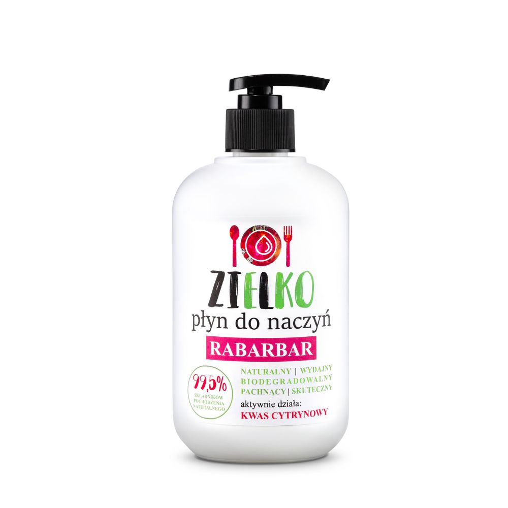 Zielko Płyn do mycia naczyń rabarbar 500 ml
