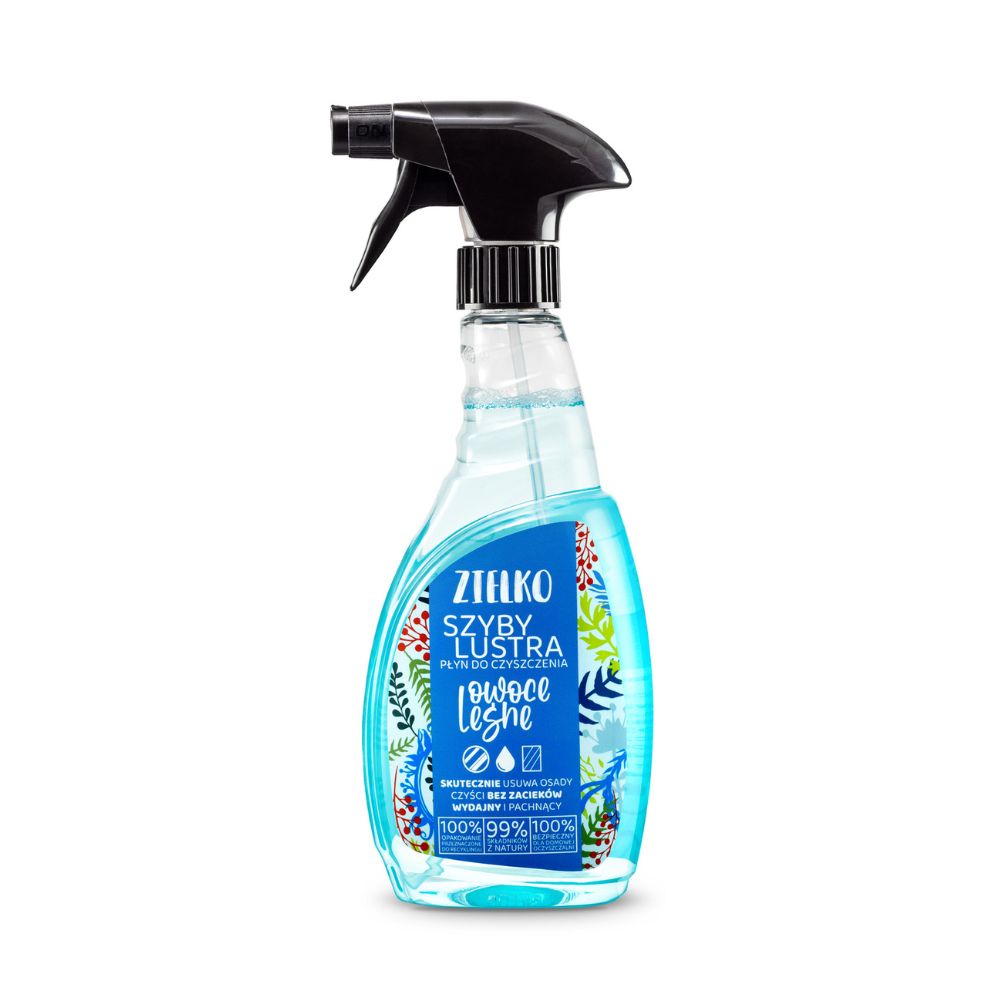 Zielko Szyby i Lustra płyn do czyszczenia owoce leśne 500 ml