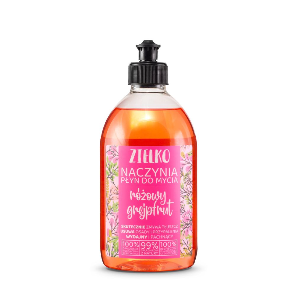 Zielko Płyn do mycia naczyń różowy grejpfrut 500 ml