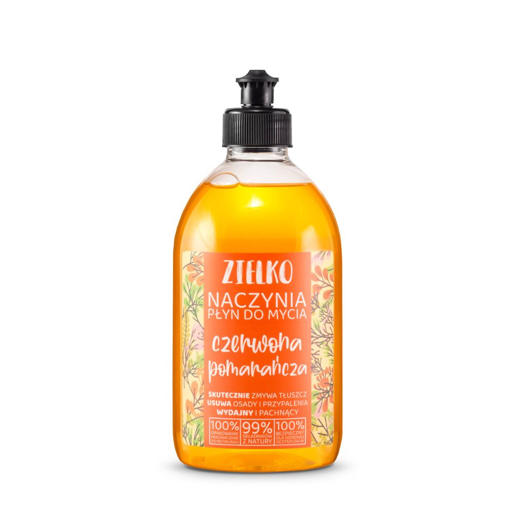 Zielko Płyn do mycia naczyń czerwona pomarańcza 500 ml