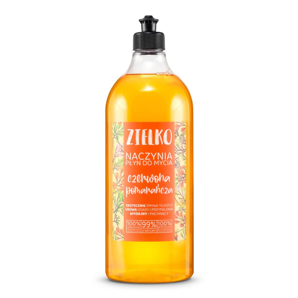 Zielko Płyn do mycia naczyń czerwona pomarańcza 1000 ml