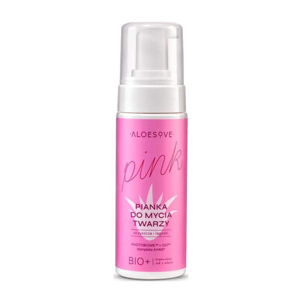 Aloesove Pink Pianka myjąca do twarzy 150 ml
