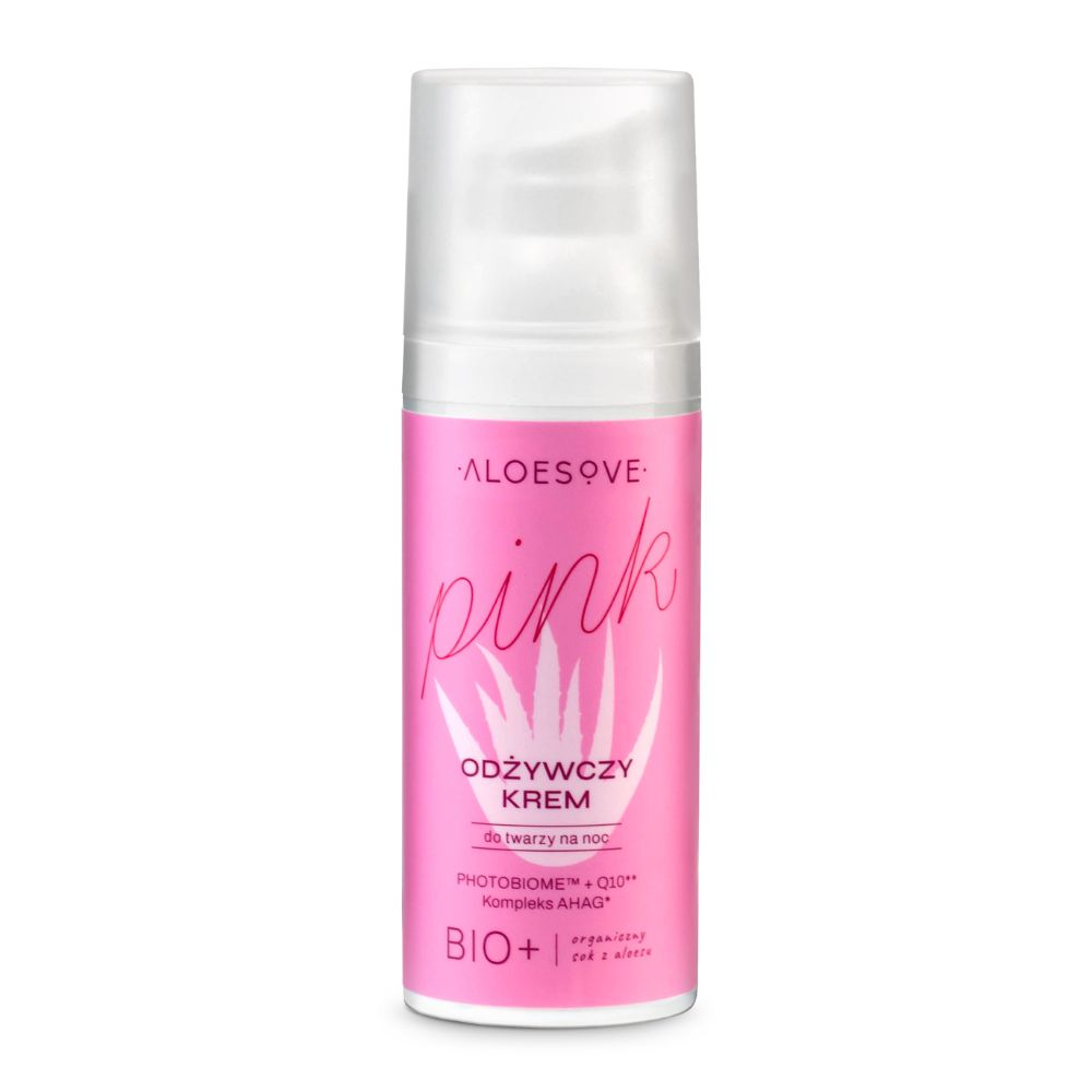 Aloesove Pink odżywczy krem do twarzy na noc 50 ml