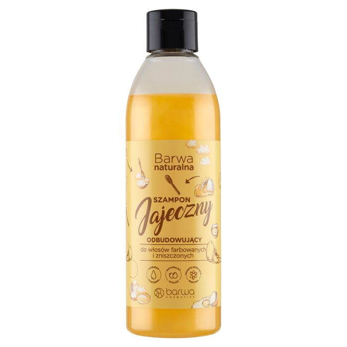 Barwa Naturalna Szampon jajeczny odbudowujący 300 ml main product photo
