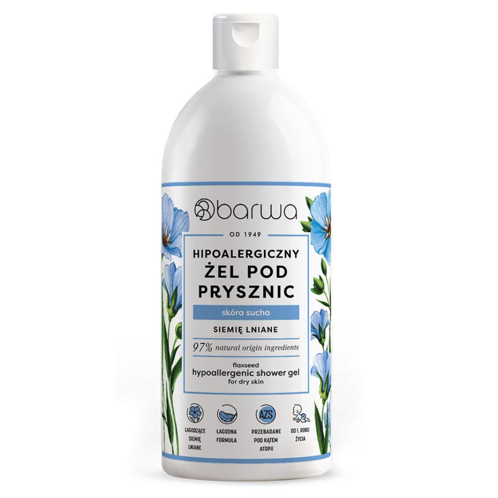 Barwa hipoalergiczny żel pod prysznic do skóry suchej 400ml