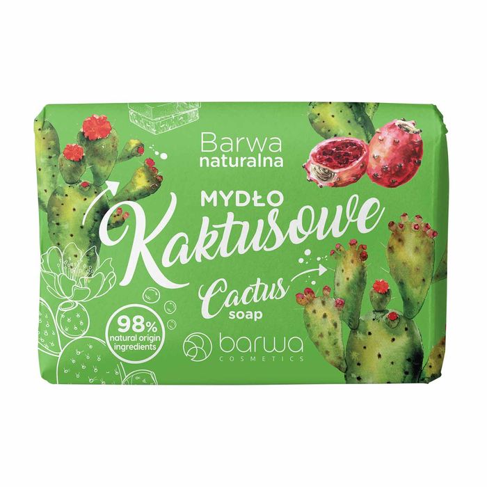 BARWA NATUR. MYDŁO W KOSTCE KAKTUS 100 G main product photo