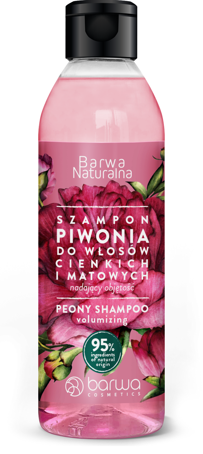 Barwa Naturalna szampon do włosów piwonia 300 ml main product photo