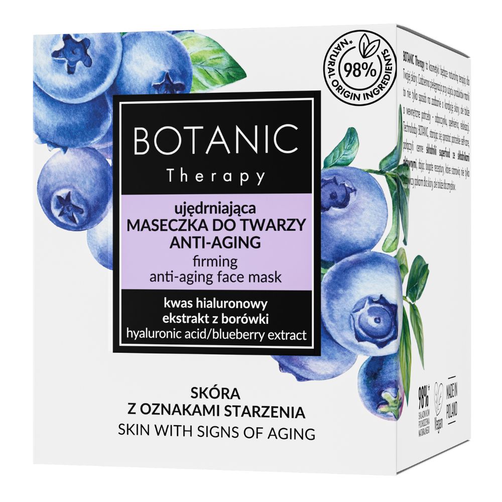 Botanic Therapy ujędrniająca maseczka do twarzy anti-aging 50 ml 