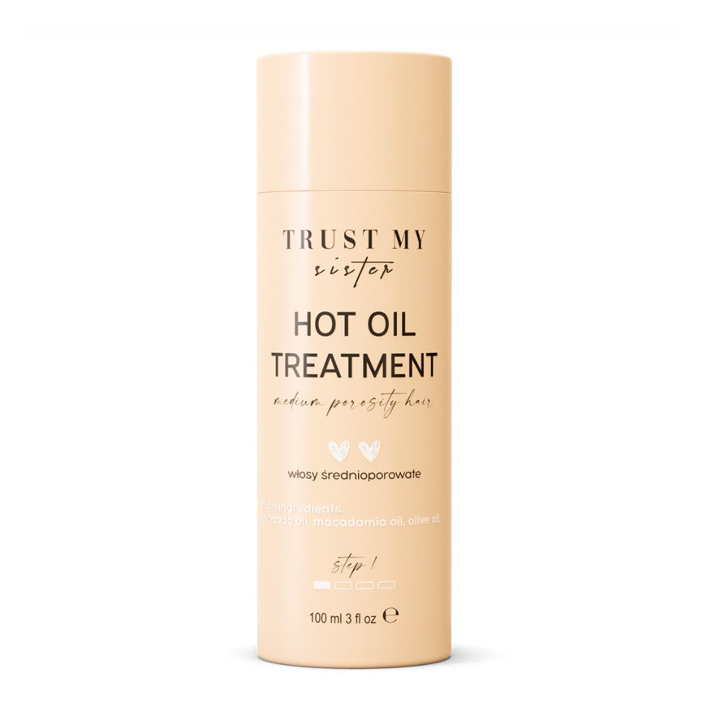 Trust My Sister Hot Oil Treatment olej do włosów średnioporowatych 100 ml