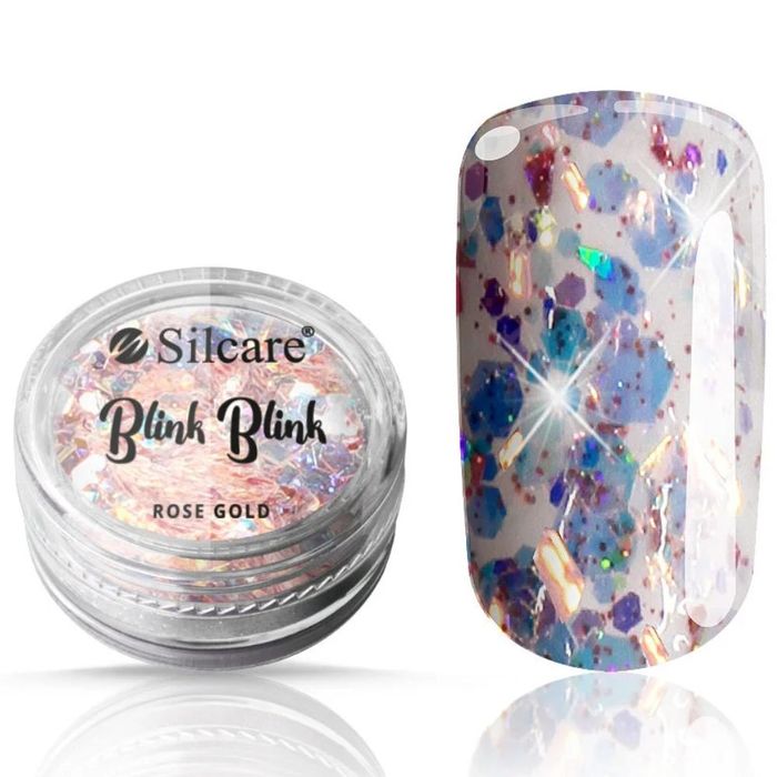 Silcare Blink Blink Rose Gold ozdoby do paznokci 0,5 g main product photo