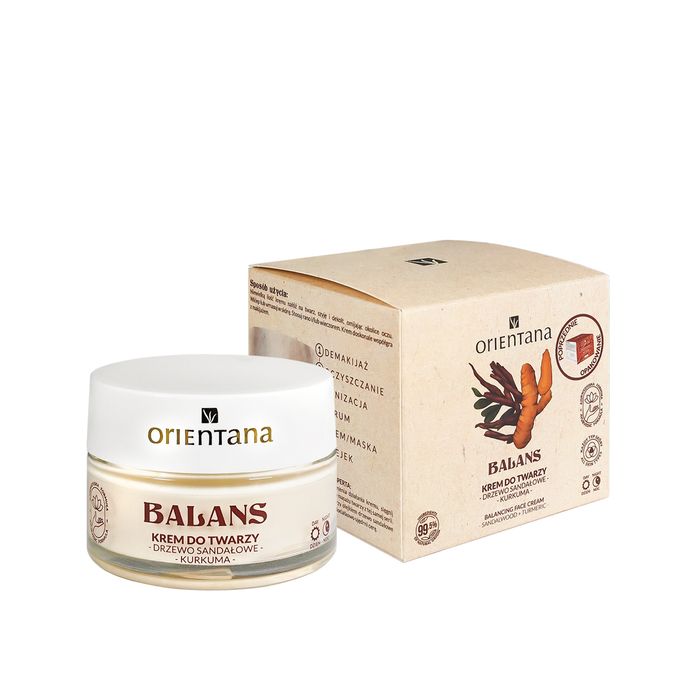 Orientana krem do twarzy drzewo sandałowe/kurkuma 50g main product photo