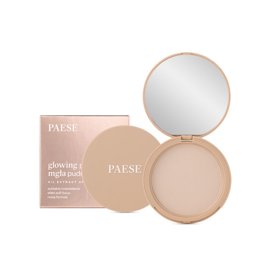Paese rozświetlający puder do twarzy Mgła Pudrowa Glowing Powder 11 Light Beige 10 g