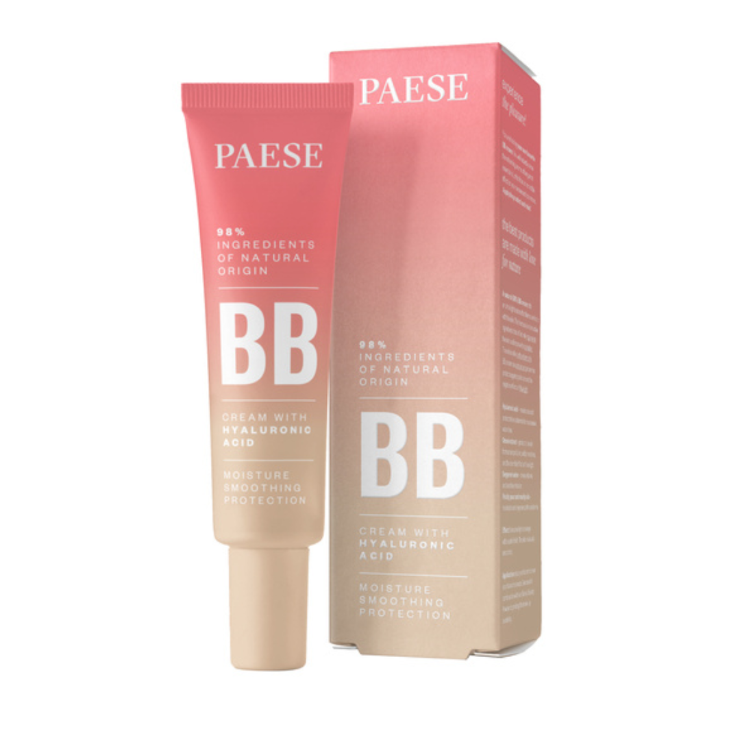 PAESE krem BB z kwasem hialuronowym 02 Beige 30 ml