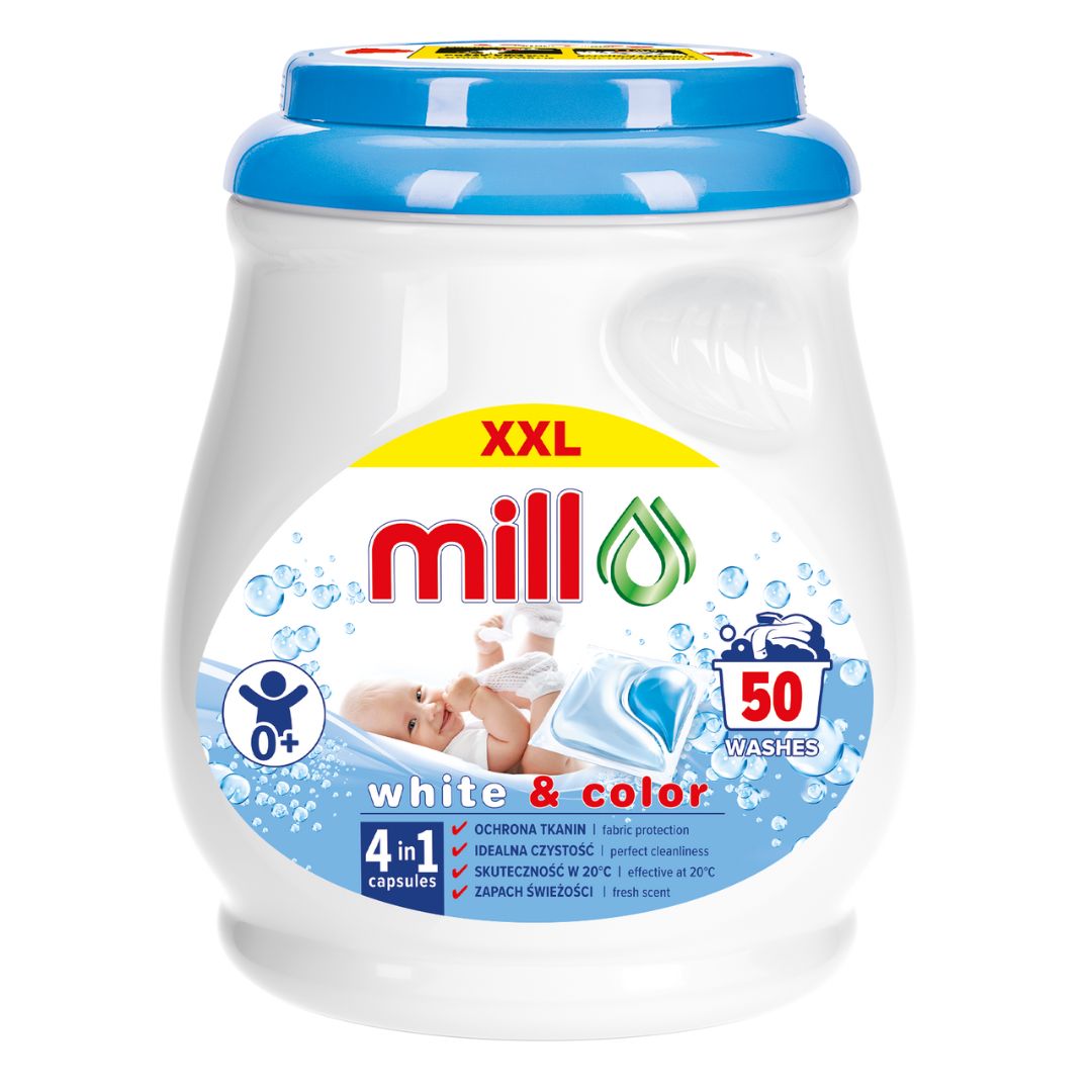 Mill Professional kapsułki do prania Baby Duo Caps 50 sztuk
