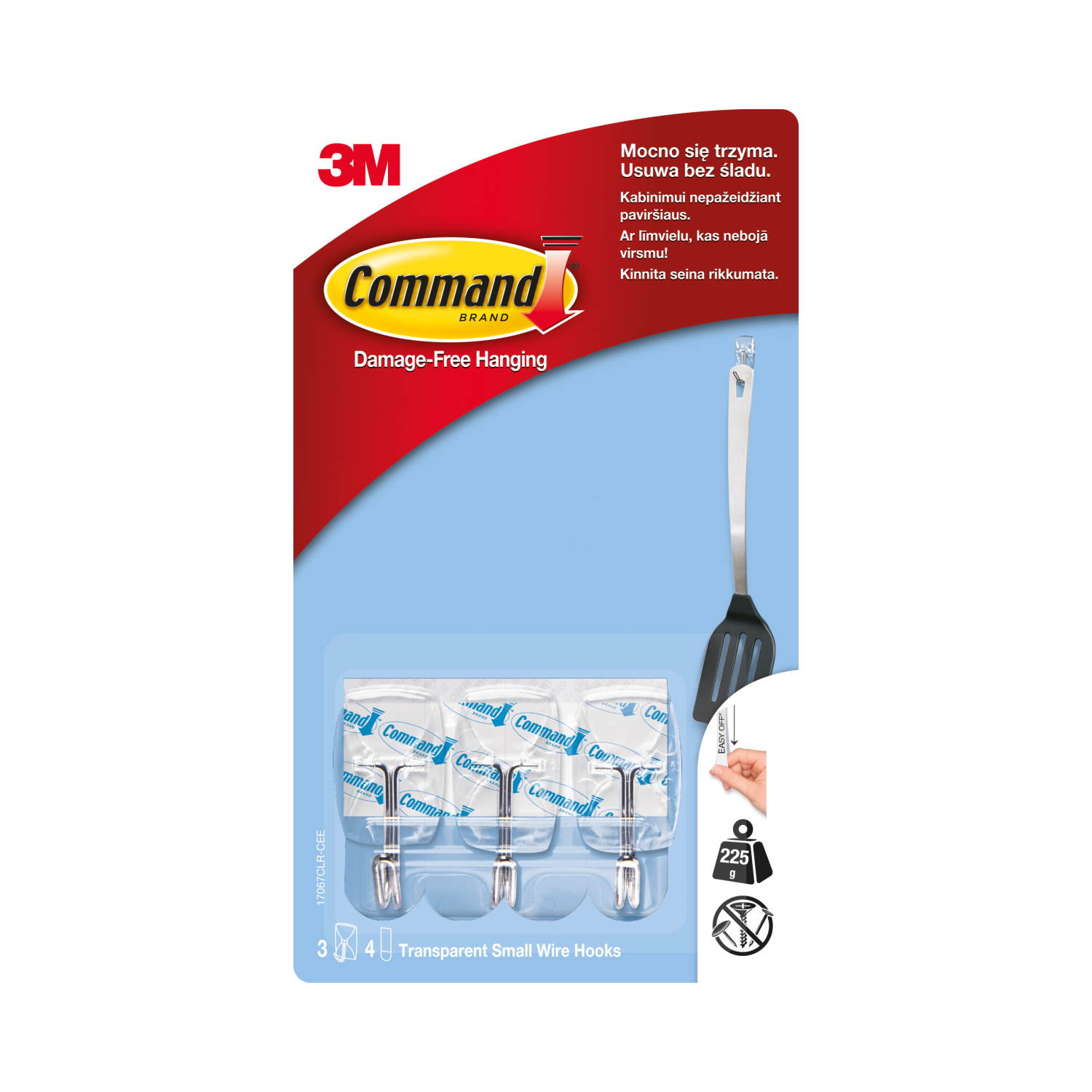 Command 3 haczyki i 4 średnie paski