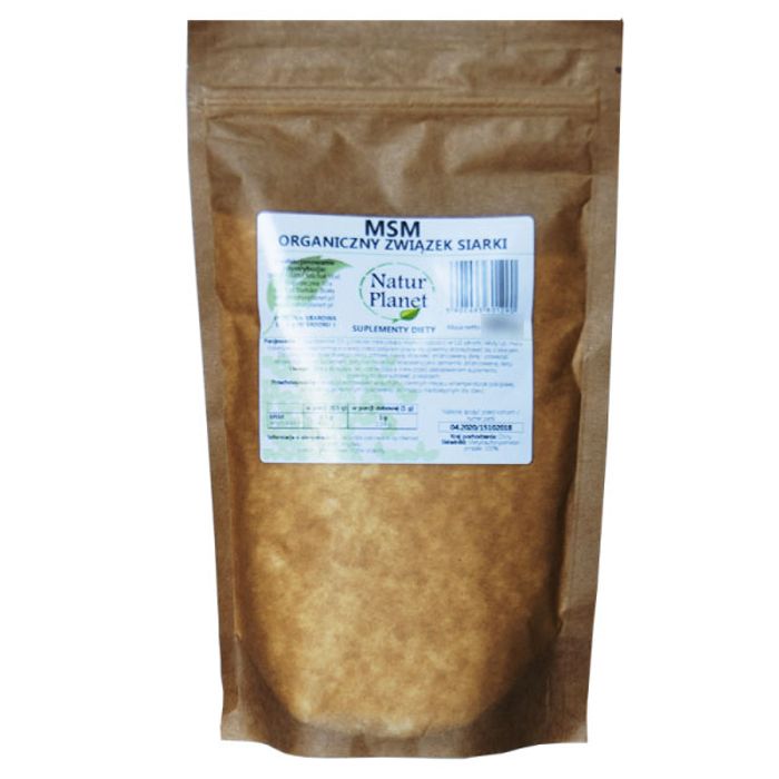 NATUR PLANET MSM - Organiczny związek siarki PROSZEK 200G main product photo