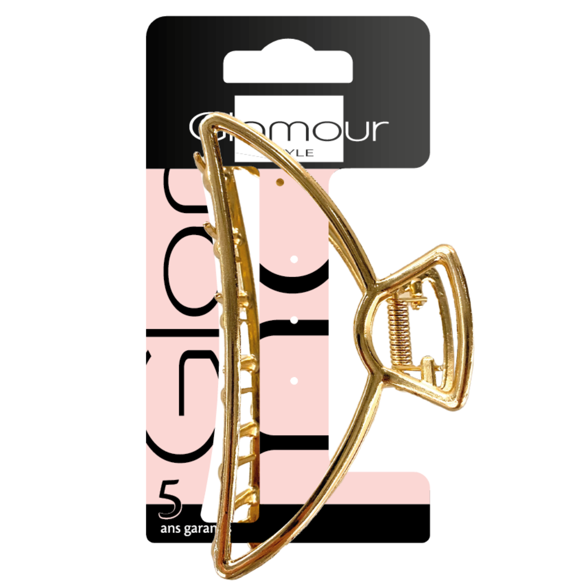 Glamour Klamra Glamour pusty środek złota