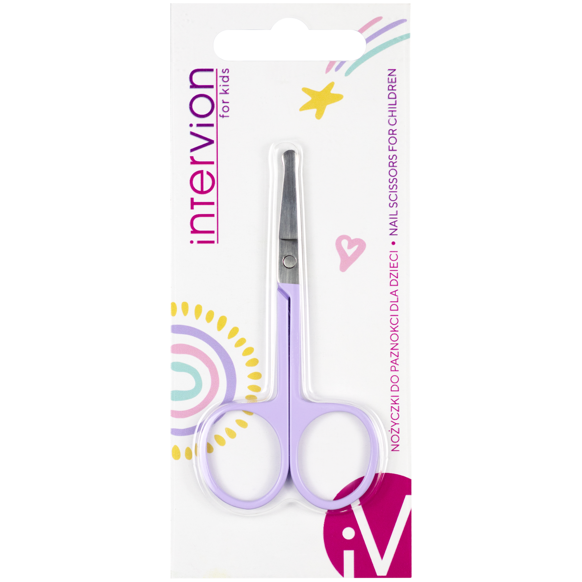 Intervion nożyczki do paznokci dla dzieci
