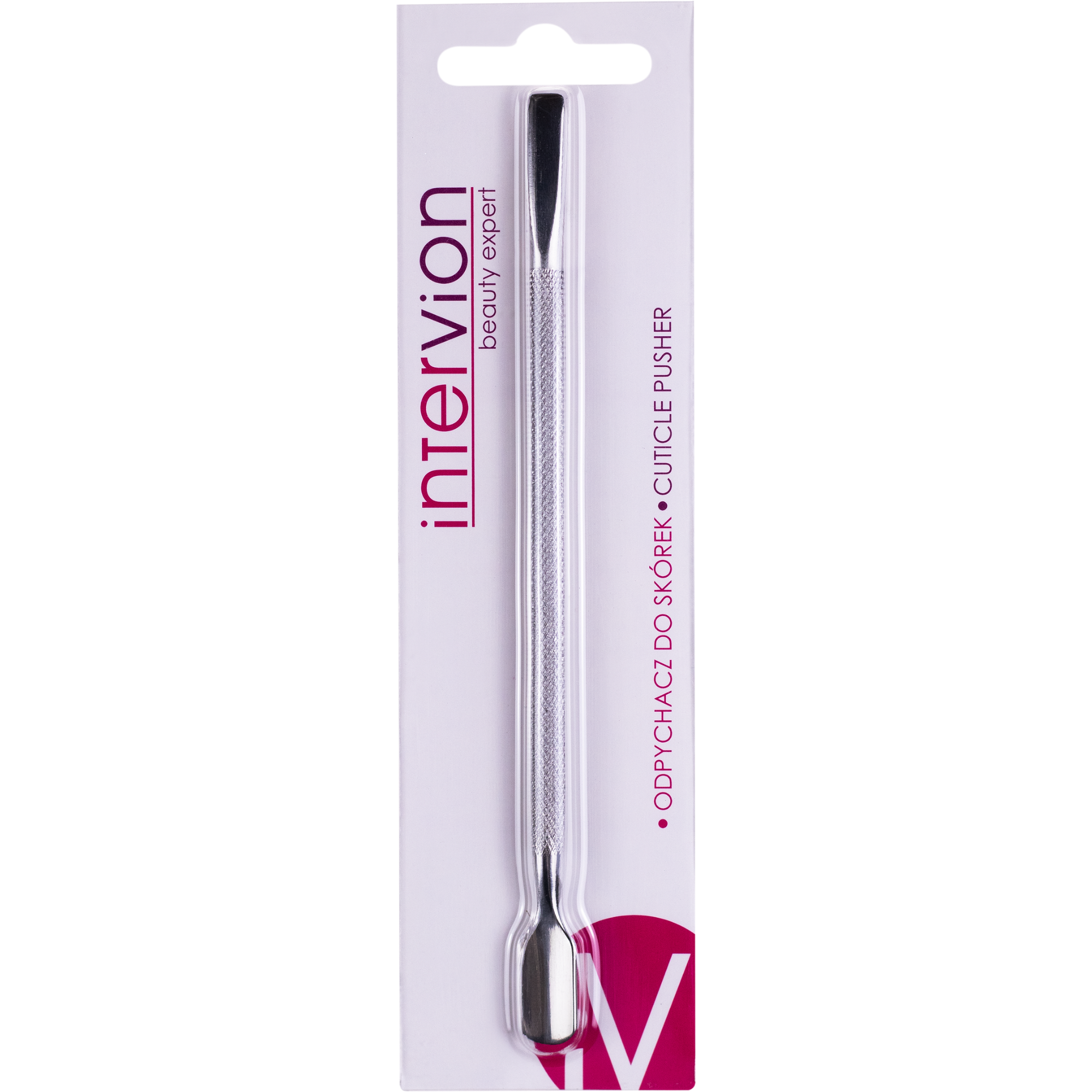 Intervion metalowy odpychacz do skórek