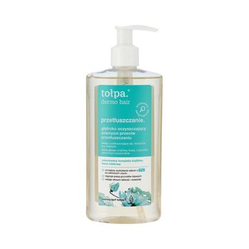 TOŁPA DERMO HAIR Głęboko oczyszczający szampon przeciw przetłuszczaniu, 250 ml